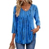 Blue Abstract Stripe