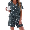 Gray Star Print