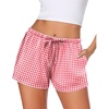 1-red White Plaid