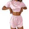 Pink Striped Bow