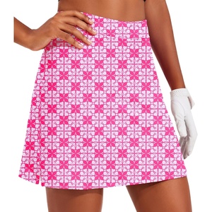 image:imageEkouaer 16 Skorts for Women with Pockets Golf Pickleball Tennis SkirtHot Pink Print