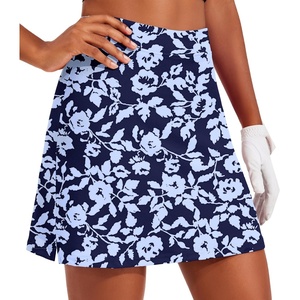 image:imageEkouaer 16 Skorts for Women with Pockets Golf Pickleball Tennis SkirtNavy Flower