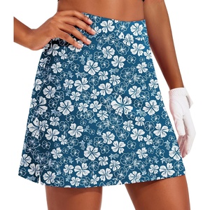 image:imageEkouaer 16 Skorts for Women with Pockets Golf Pickleball Tennis SkirtTeal Pattern