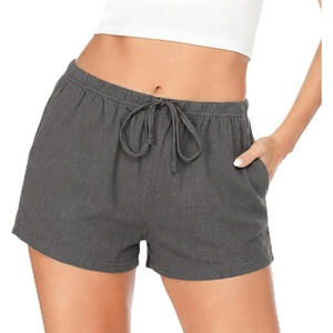image:imageEkouaer Womens Pajama Shorts Soft Lounge Pj Bottoms Sleep Short with PocketDark Grey