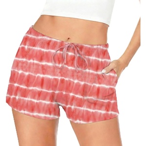 image:imageEkouaer Womens Pajama Shorts Soft Lounge Pj Bottoms Sleep Short with PocketPink Tiedye