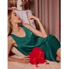 image:imageEkouaer Nightgowns for Women Sleeveless Satin Night Gown Sexy Night DressGreen