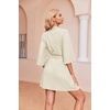 image:imageEkouaer Robes for Women Waffle Knit Bathrobe Soft Lightweight LoungewearApricot