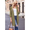 image:imageEkouaer Robes for Women Waffle Knit Bathrobe Soft Lightweight LoungewearArmy Green