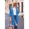image:imageEkouaer Robes for Women Waffle Knit Bathrobe Soft Lightweight LoungewearBlue