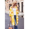 image:imageEkouaer Robes for Women Waffle Knit Bathrobe Soft Lightweight LoungewearFloral Yellow