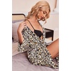 image:imageEkouaer Robes for Women Waffle Knit Bathrobe Soft Lightweight LoungewearLeopard