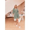 image:imageEkouaer Robes for Women Waffle Knit Bathrobe Soft Lightweight LoungewearLight Green