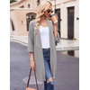 image:imageEkouaer Robes for Women Waffle Knit Bathrobe Soft Lightweight LoungewearLight Grey