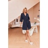 image:imageEkouaer Robes for Women Waffle Knit Bathrobe Soft Lightweight LoungewearNavy Blue