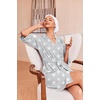 image:imageEkouaer Robes for Women Waffle Knit Bathrobe Soft Lightweight LoungewearStar Gray