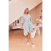 image:imageEkouaer Robes for Women Waffle Knit Bathrobe Soft Lightweight LoungewearStar Gray