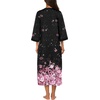 image:imageEkouaer Robes for Women Zipper Robe 34 Sleeves Housecoat with PocketsCherry Blossoms