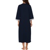 image:imageEkouaer Robes for Women Zipper Robe 34 Sleeves Housecoat with PocketsStyle 1navy