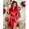 image:imageEkouaer Sleepwear Womens Satin Nightgown with Robes Set 2 PieceRed