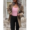 image:imageEkouaer Women Long Sleeve Shirt Scoop Neck Tops Fitted Thermal UndershirtsPink