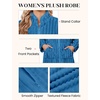 image:imageEkouaer Women Plush Robe Zip Up Bathrobe Fleece Warm Housecoat with Pockets
