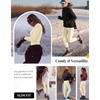 image:imageThermal Underwear for Women Fleece Linen Long John Sets Warm Base LayerBeige