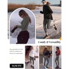 image:imageThermal Underwear for Women Fleece Linen Long John Sets Warm Base LayerDark Grey