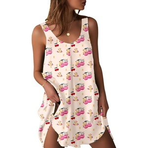 image:imageEkouaer Nightgowns for Women Sleeveless Satin Night Gown Sexy Night DressTeddy