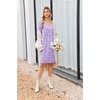 image:imageEkouaer 3 Pack Womens Long Sleeve Nightgowns Soft Sleep Shirt SleepwearNavy purple Floral green Floral