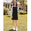 image:imageEkouaer Cotton Nightgowns for Women Long Sleeve Sleepshirts Soft SleepwearBlack