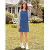 image:imageEkouaer Cotton Nightgowns for Women Long Sleeve Sleepshirts Soft SleepwearBlue