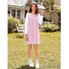 image:imageEkouaer Cotton Nightgowns for Women Long Sleeve Sleepshirts Soft SleepwearFloral Pink