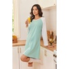 image:imageEkouaer Cotton Nightgowns for Women Long Sleeve Sleepshirts Soft SleepwearGreen