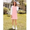 image:imageEkouaer Cotton Nightgowns for Women Long Sleeve Sleepshirts Soft SleepwearPink