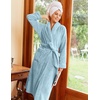 image:imageEkouaer Long Robes for Women Super Soft Plush Fleece Warm Towel BathrobeLight Blue