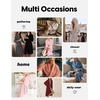 image:imageEkouaer Long Robes for Women Super Soft Plush Fleece Warm Towel BathrobePink