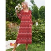 image:imageEkouaer Womens Cotton Nightgown Long Sleeve Sleepshirt Long Sleep DressPink