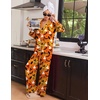 image:imageEkouaer Womens Pajama Sets 2 Piece Lounge Sets Button Down Long Sleeve PjsHalloween
