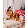 image:imageEkouaer Womens Pajama Sets 2 Piece Lounge Sets Button Down Long Sleeve PjsHalloween