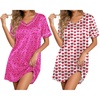 Leopard Print Hot Pink/ Red Heart