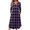 Purple Black Plaid