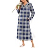 Blue and Grey Plaid