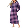 Blue and Purple Plaid