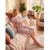 image:imageEkouaer Cotton Labor and Delivery Gown Nursing Nightgown Pajamas DressPink