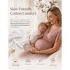 image:imageEkouaer Cotton Labor and Delivery Gown Nursing Nightgown Pajamas DressWine Red