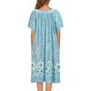 image:imageEkouaer House Dresses for Women with Pockets Short Sleeve NightgownGreen Flower
