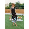 image:imageEkouaer Long Nightgowns for Women Soft House Dress Short Sleeve Night DressBlack Butterfly