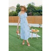 image:imageEkouaer Long Nightgowns for Women Soft House Dress Short Sleeve Night DressLight Blue Floral