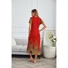 image:imageEkouaer Long Nightgowns for Women Soft House Dress Short Sleeve Night DressPeacock Feather