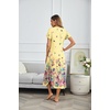 image:imageEkouaer Long Nightgowns for Women Soft House Dress Short Sleeve Night DressYellow Flower